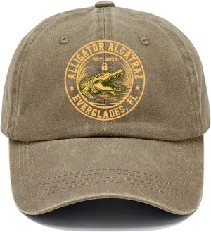 Alligator Alcatraz Hat Alligator Alcatraz Cap