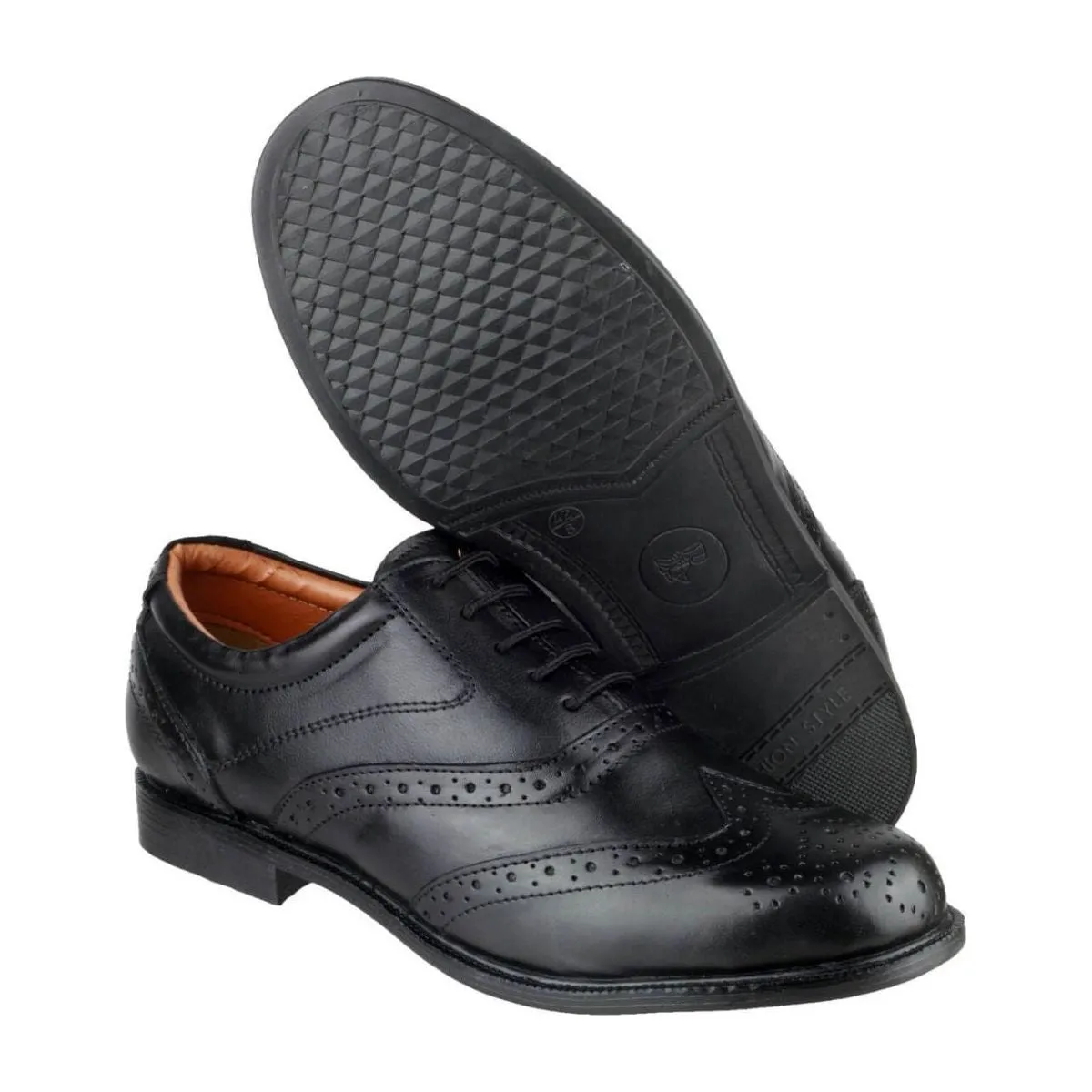 Amblers Liverpool Oxford Brogue Shoes - Mens