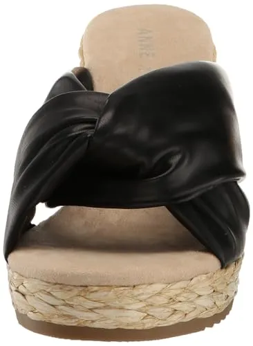 Anne Klein Women's Winnie Espadrille Wedge Sandal, Off White, 10