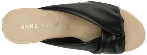 Anne Klein Women's Winnie Espadrille Wedge Sandal, Off White, 10