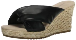 Anne Klein Women's Winnie Espadrille Wedge Sandal, Off White, 10