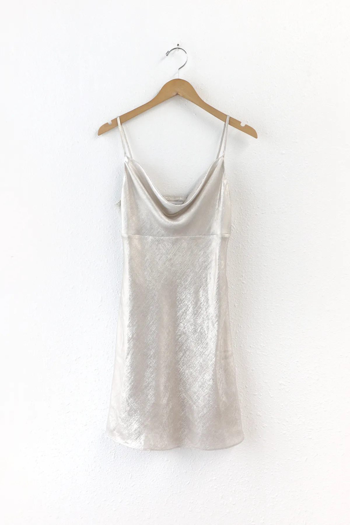 Atrina Metallic Mini Dress