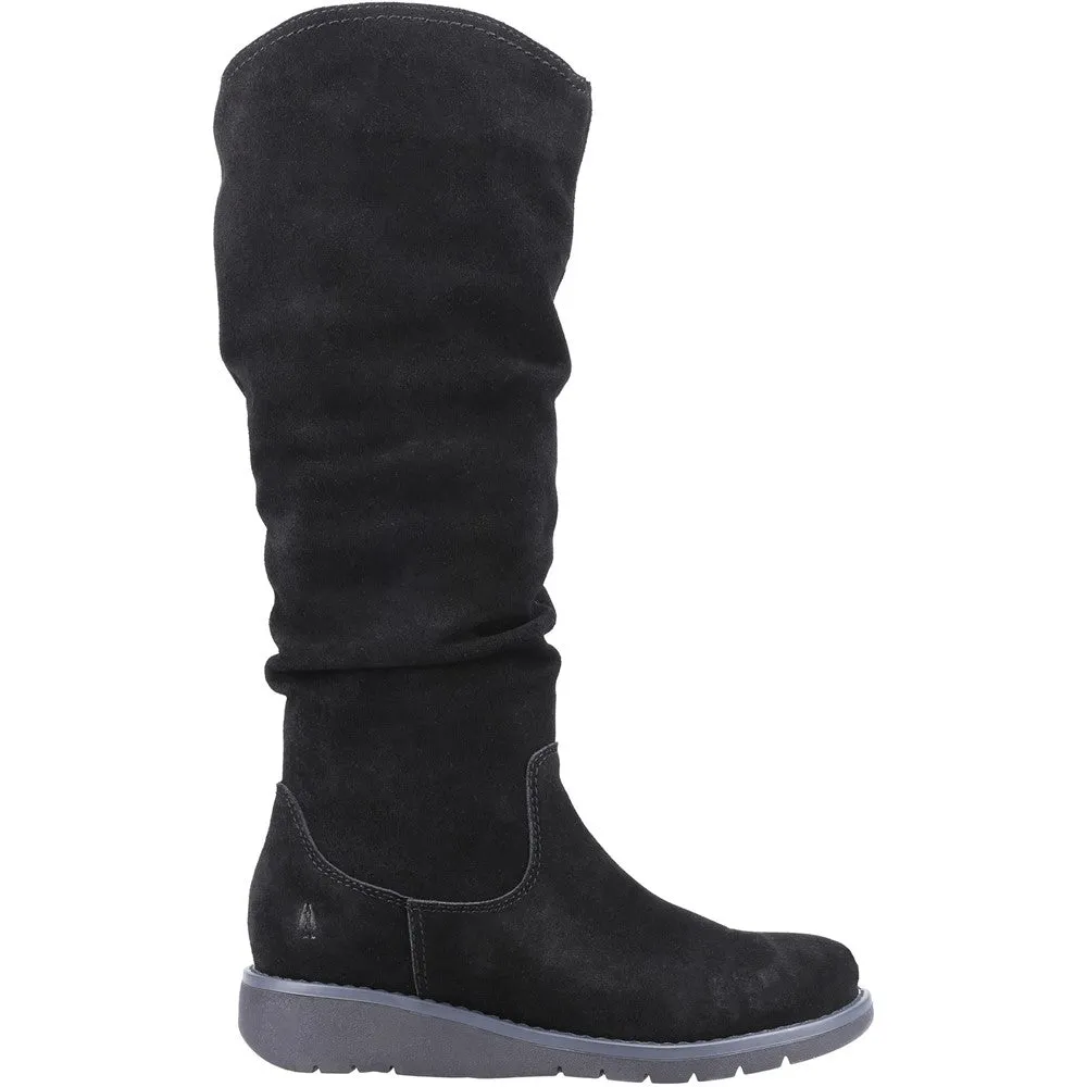 Black Lucinda Knee High Boots
