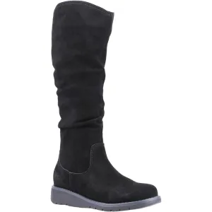 Black Lucinda Knee High Boots