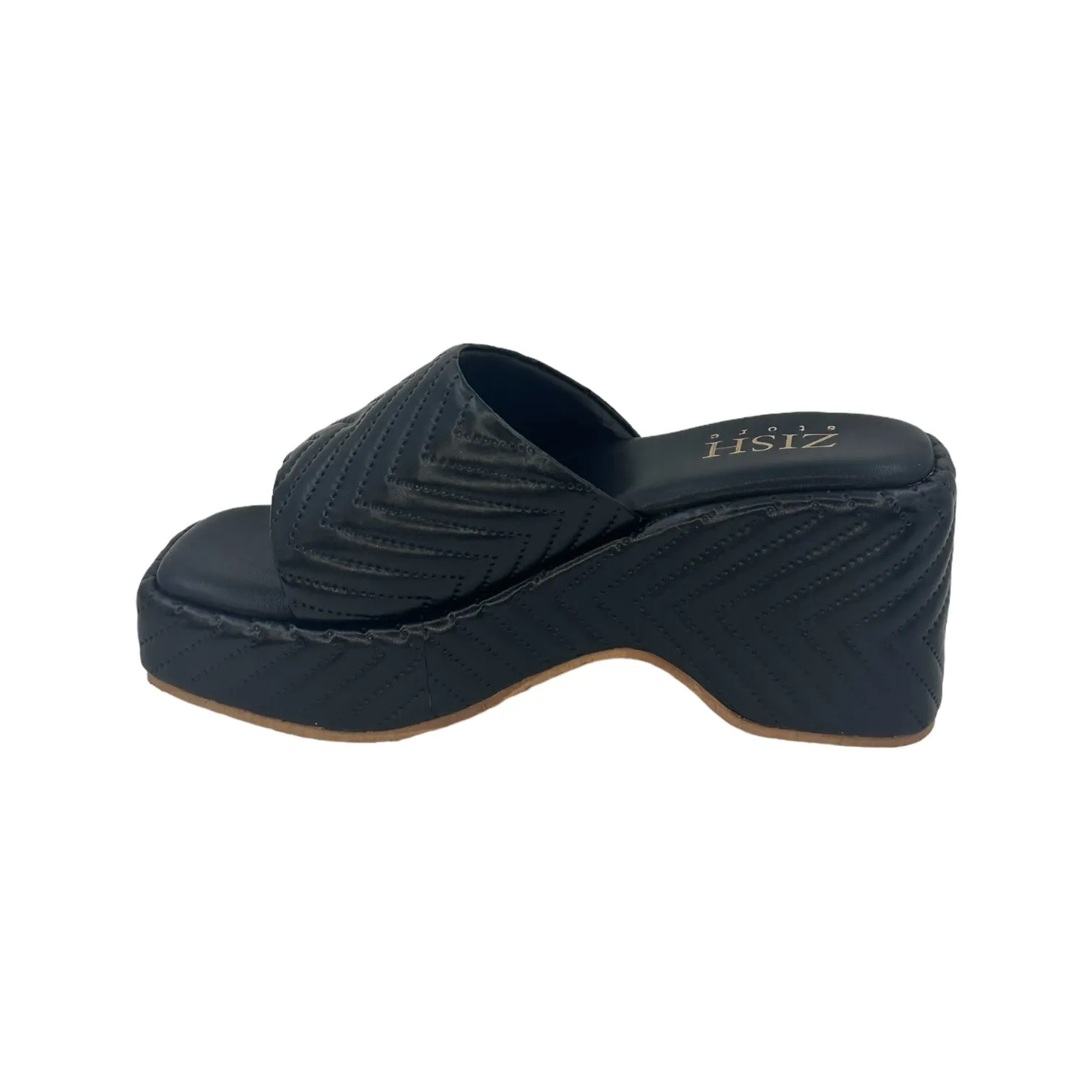 Black Zig Zag Slides