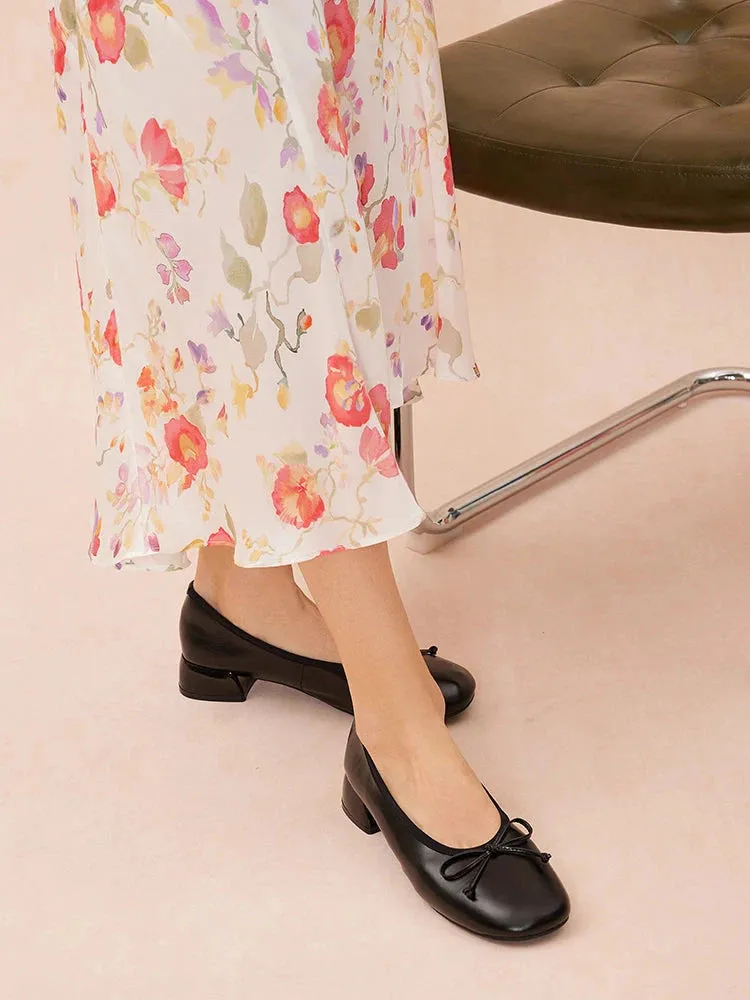 Blaise Bow Ballerina Heels