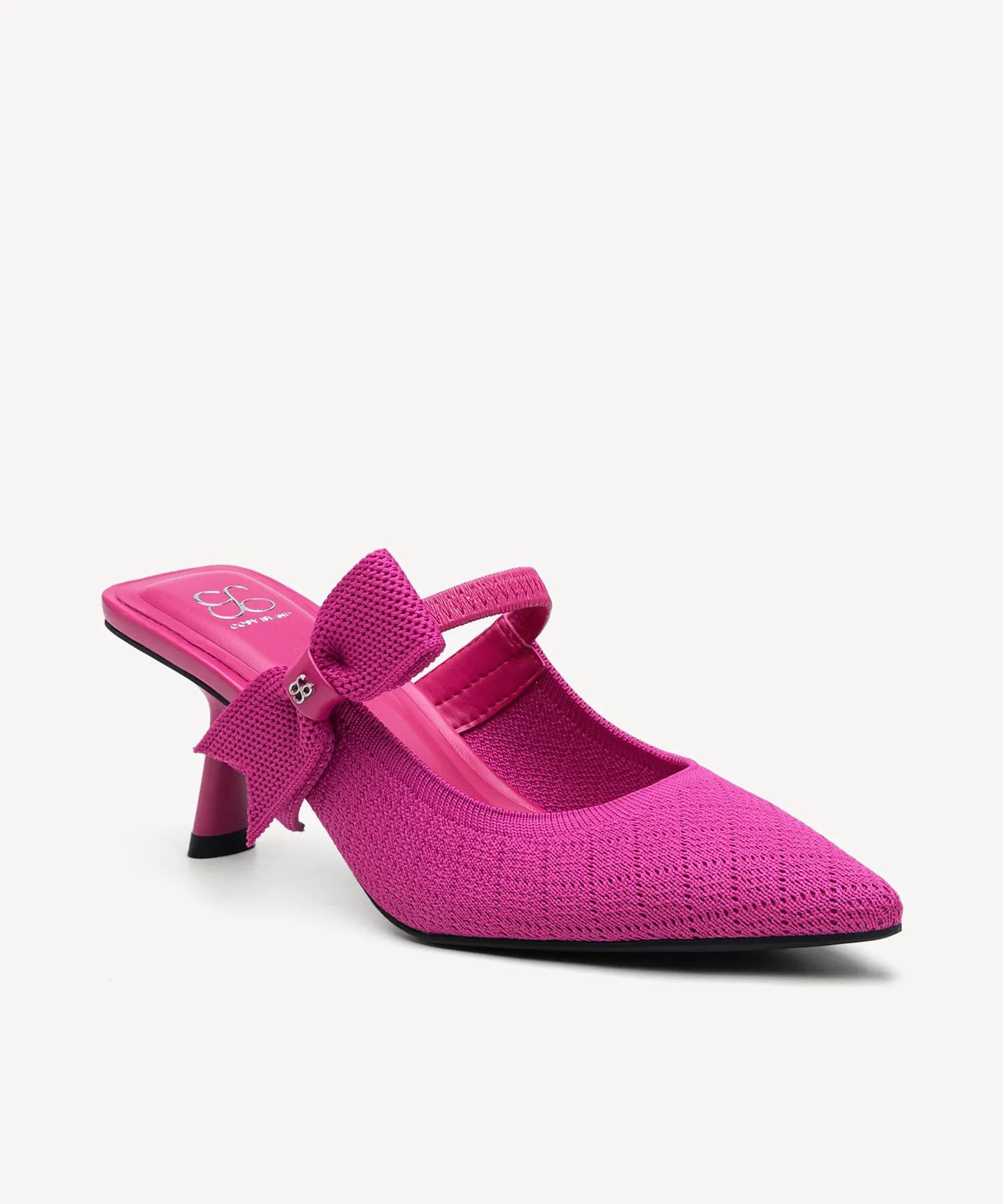 Bowknot Grace Pointed Toe Heeled Mules