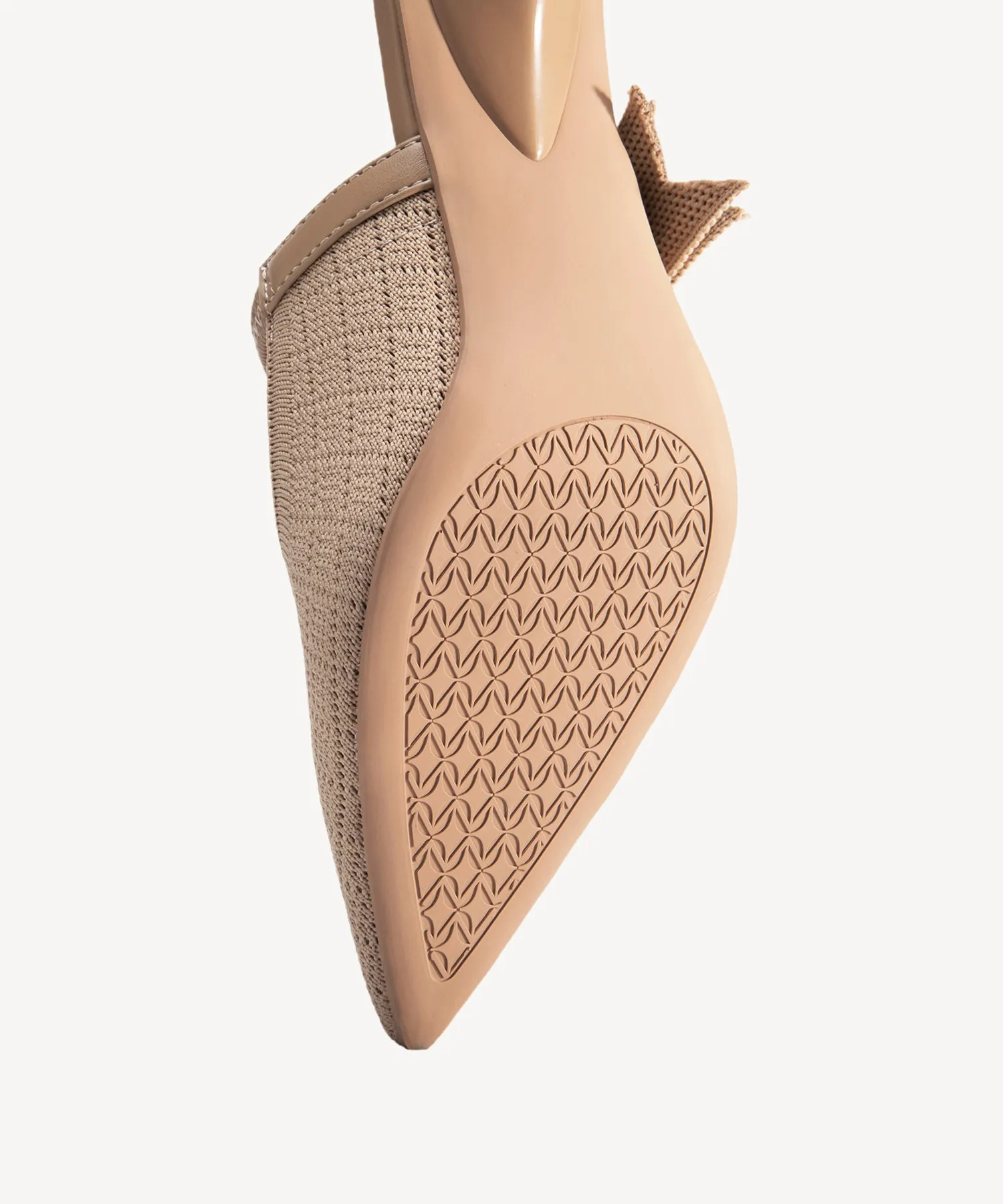 Bowknot Grace Pointed Toe Heeled Mules