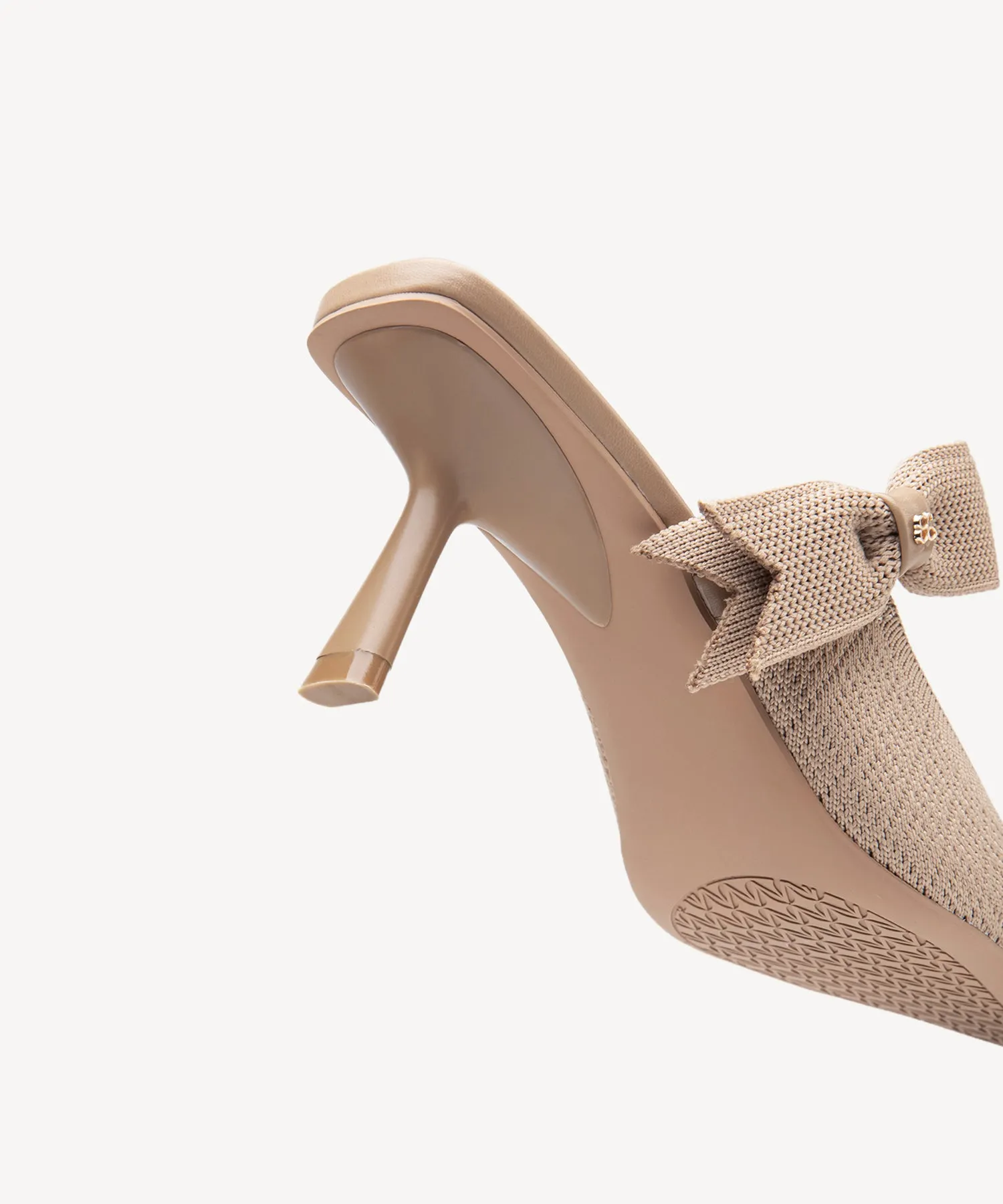 Bowknot Grace Pointed Toe Heeled Mules