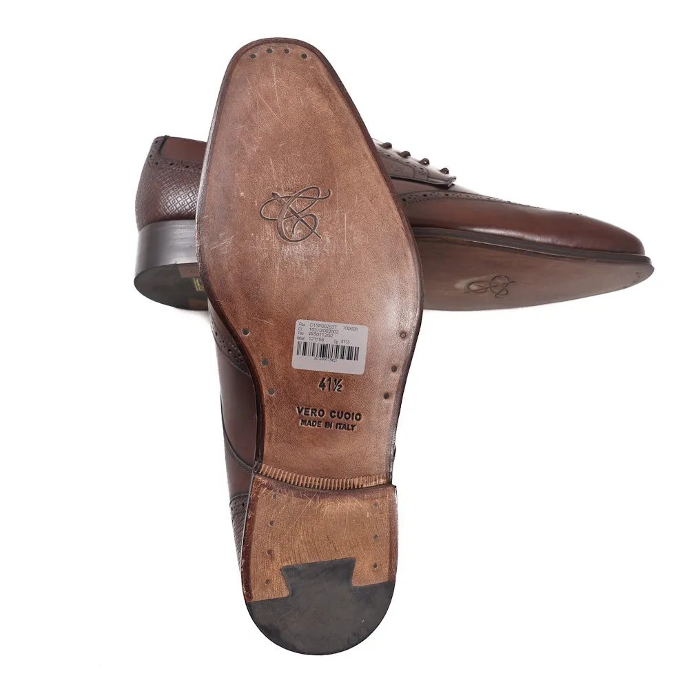 Canali Brown Wingtip Derby