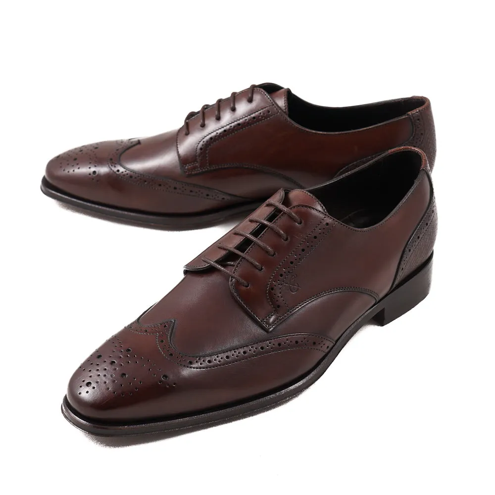 Canali Brown Wingtip Derby