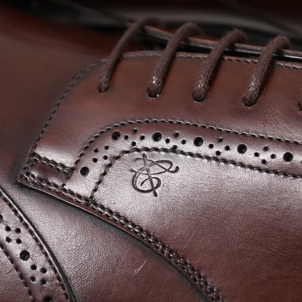 Canali Brown Wingtip Derby