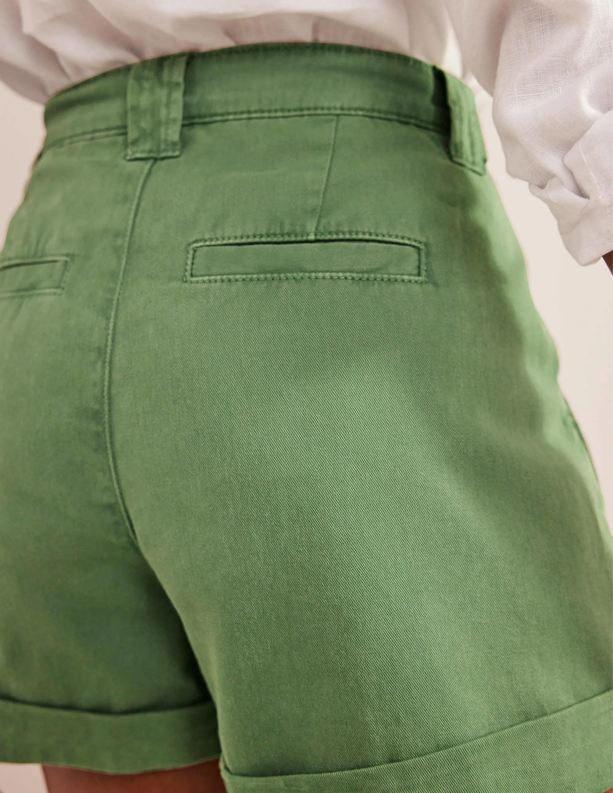Casual Cotton Shorts-Seaspray