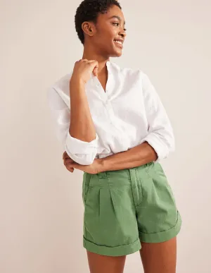 Casual Cotton Shorts-Seaspray