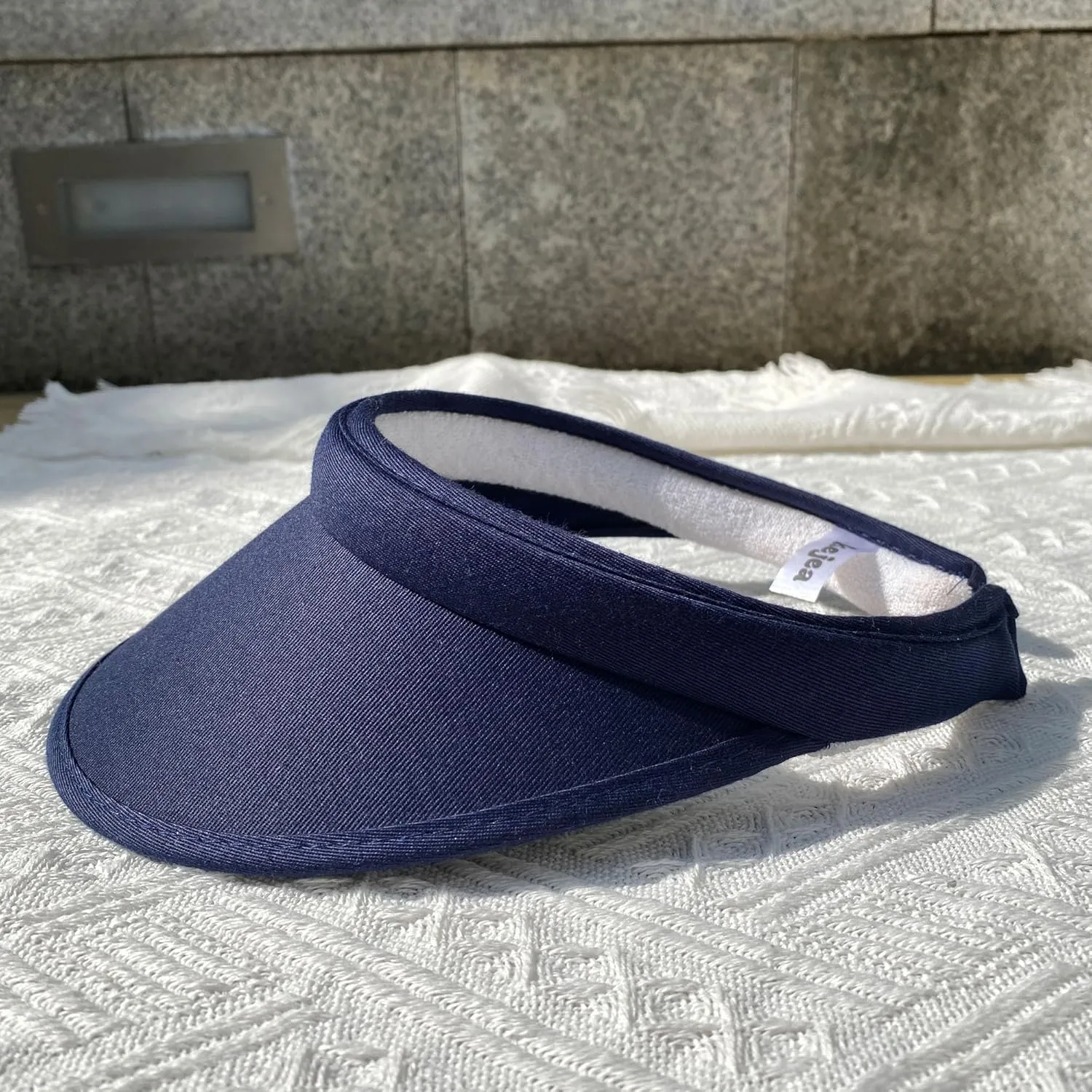 Cotton Visor Hat Women Men Clip-on Visors Hats Adjustable Outdoor Sports Golf Beach Wide Brim Sun Cap