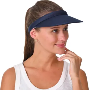 Cotton Visor Hat Women Men Clip-on Visors Hats Adjustable Outdoor Sports Golf Beach Wide Brim Sun Cap
