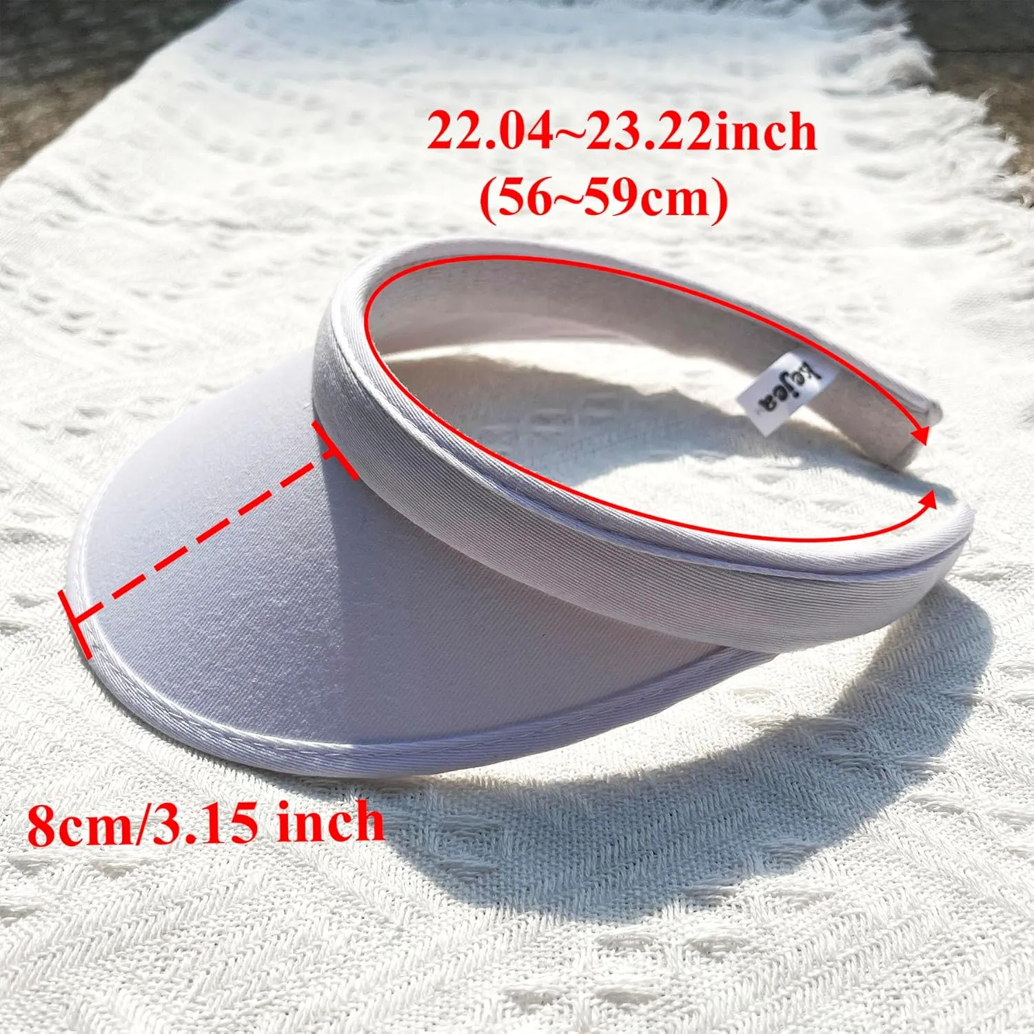 Cotton Visor Hat Women Men Clip-on Visors Hats Adjustable Outdoor Sports Golf Beach Wide Brim Sun Cap