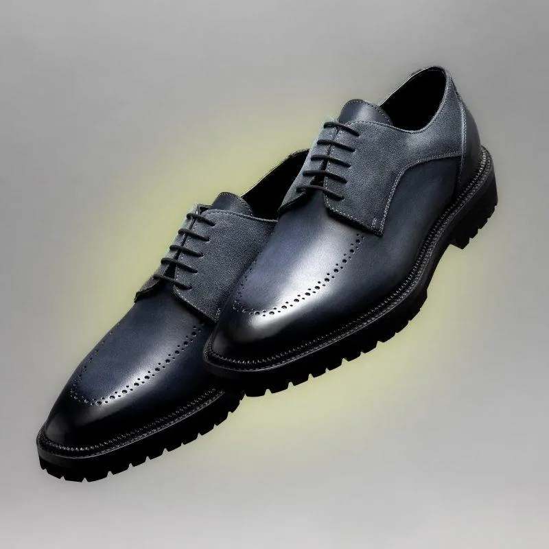 Derby Shoe with Rubber Commando Sole