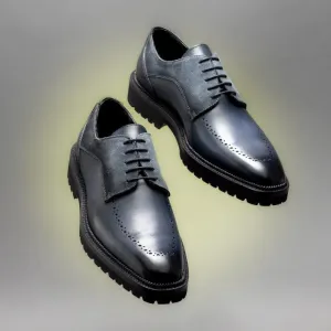 Derby Shoe with Rubber Commando Sole
