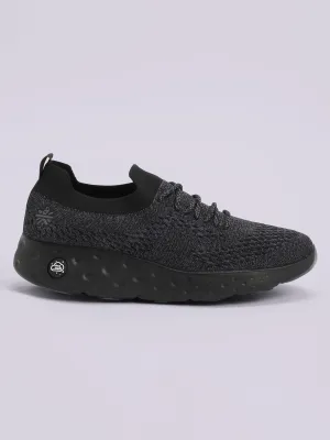 EZ  Plush Men's Walking Shoes - Black/Grey
