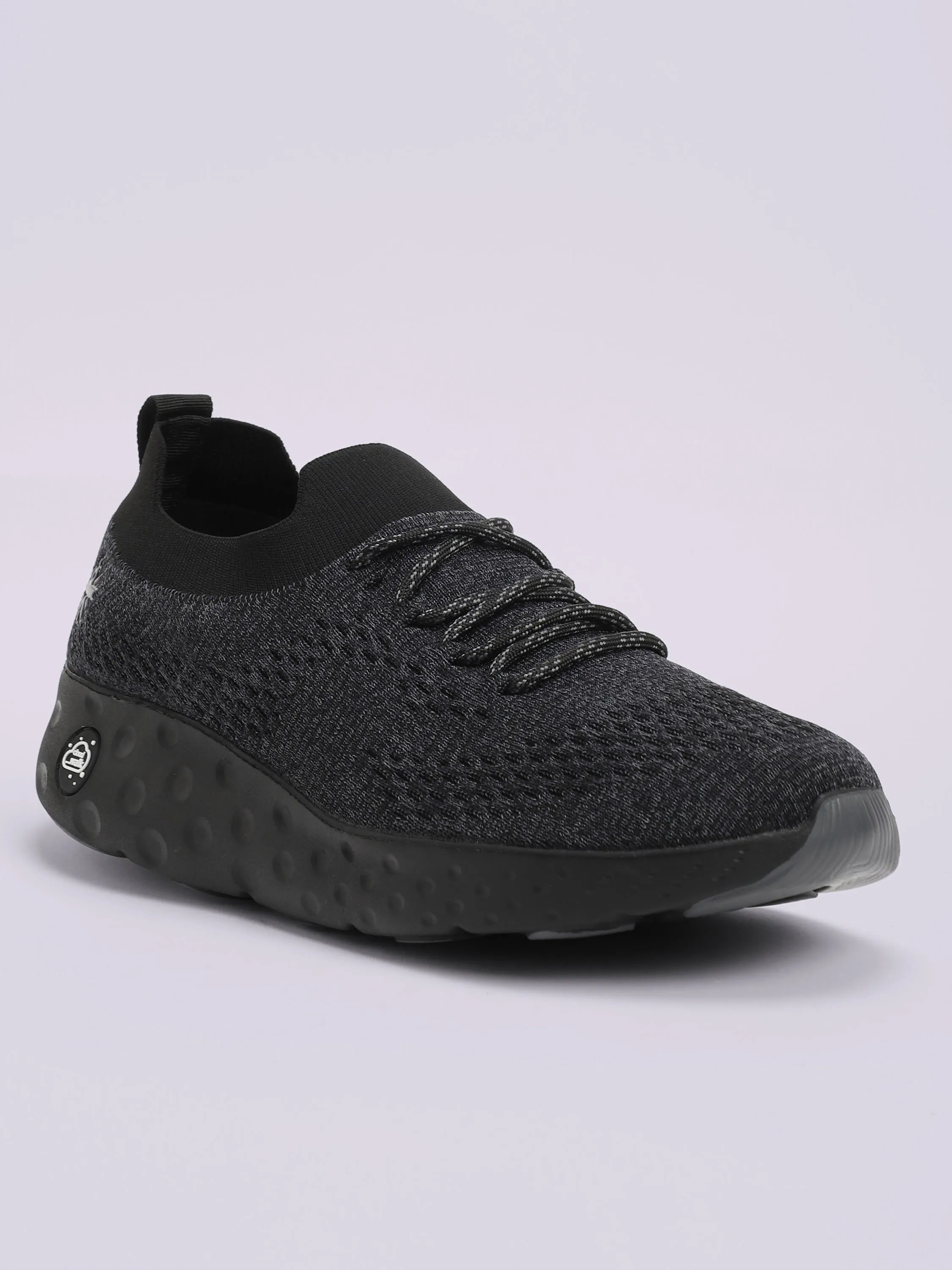 EZ  Plush Men's Walking Shoes - Black/Grey