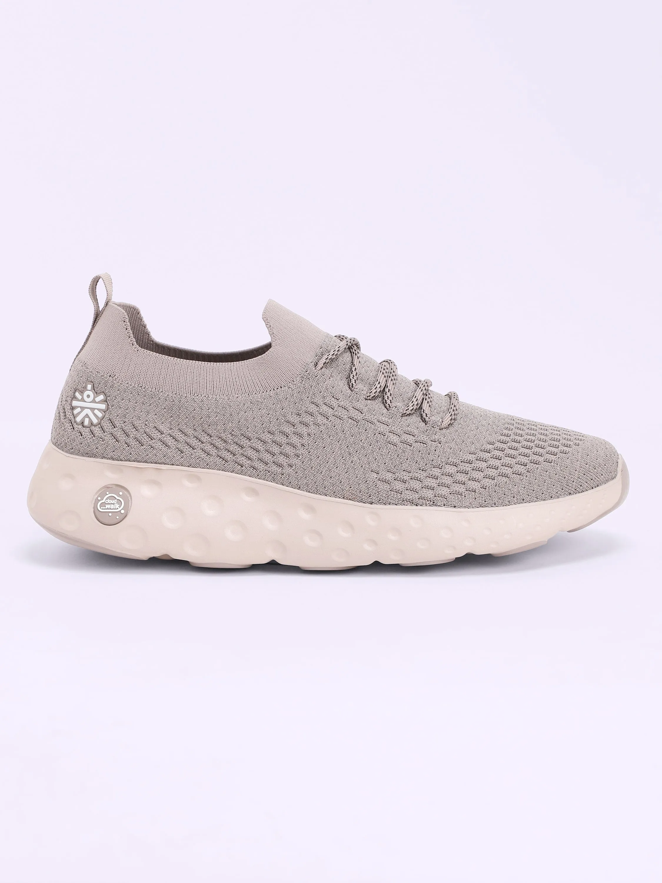 EZ  Plush Men's Walking Shoes - Pinkish Grey