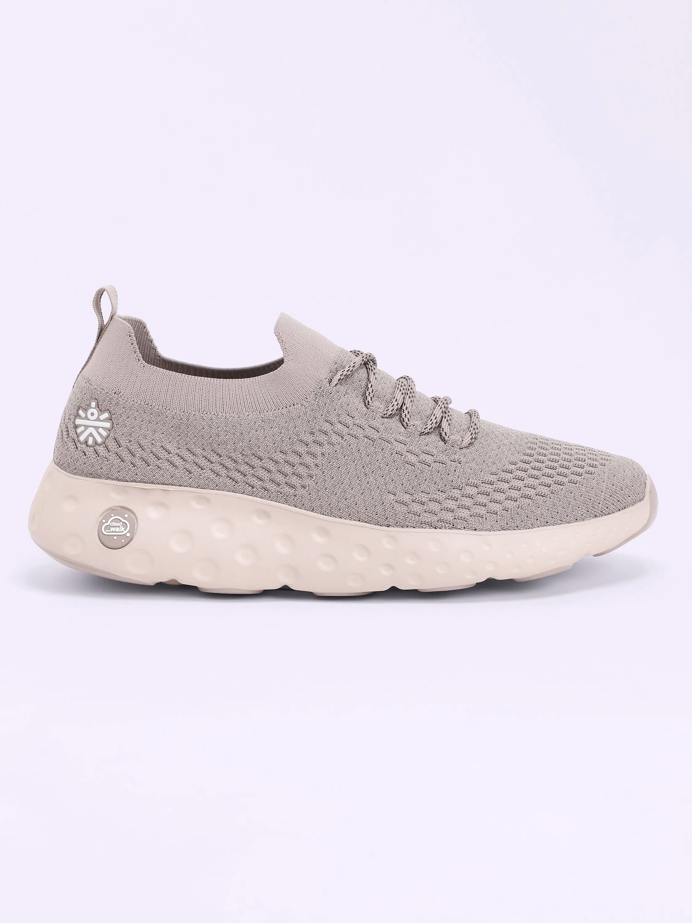 EZ  Plush Men's Walking Shoes - Pinkish Grey