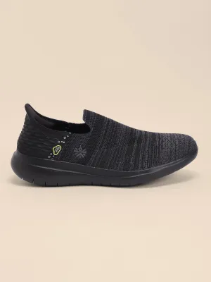 EZ  Walk Men's Walking Shoes - Black/Grey
