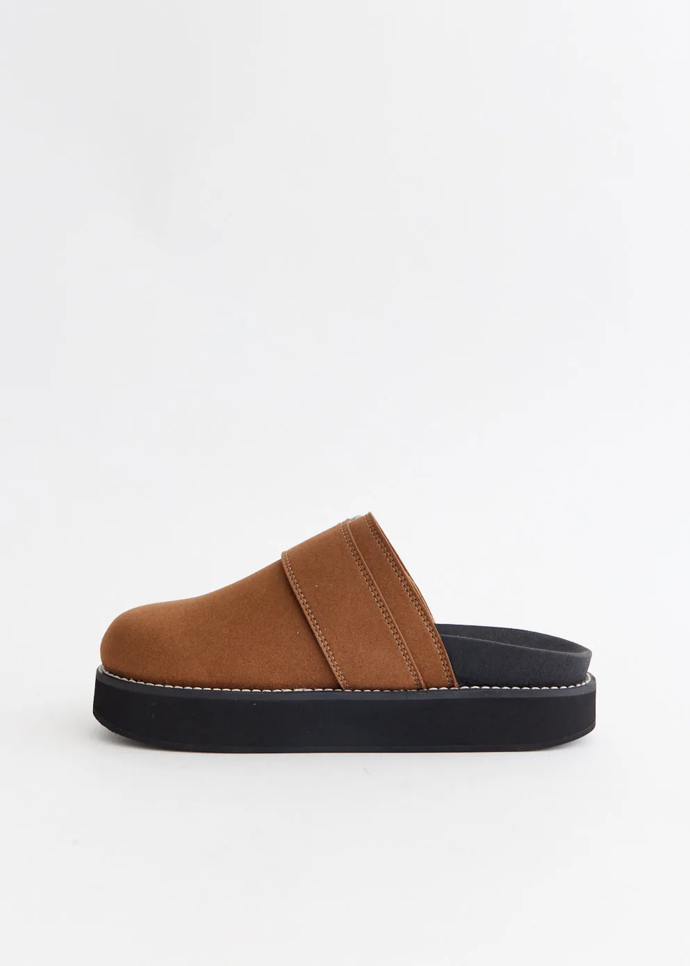 Feminine Buckle Mule Sandals
