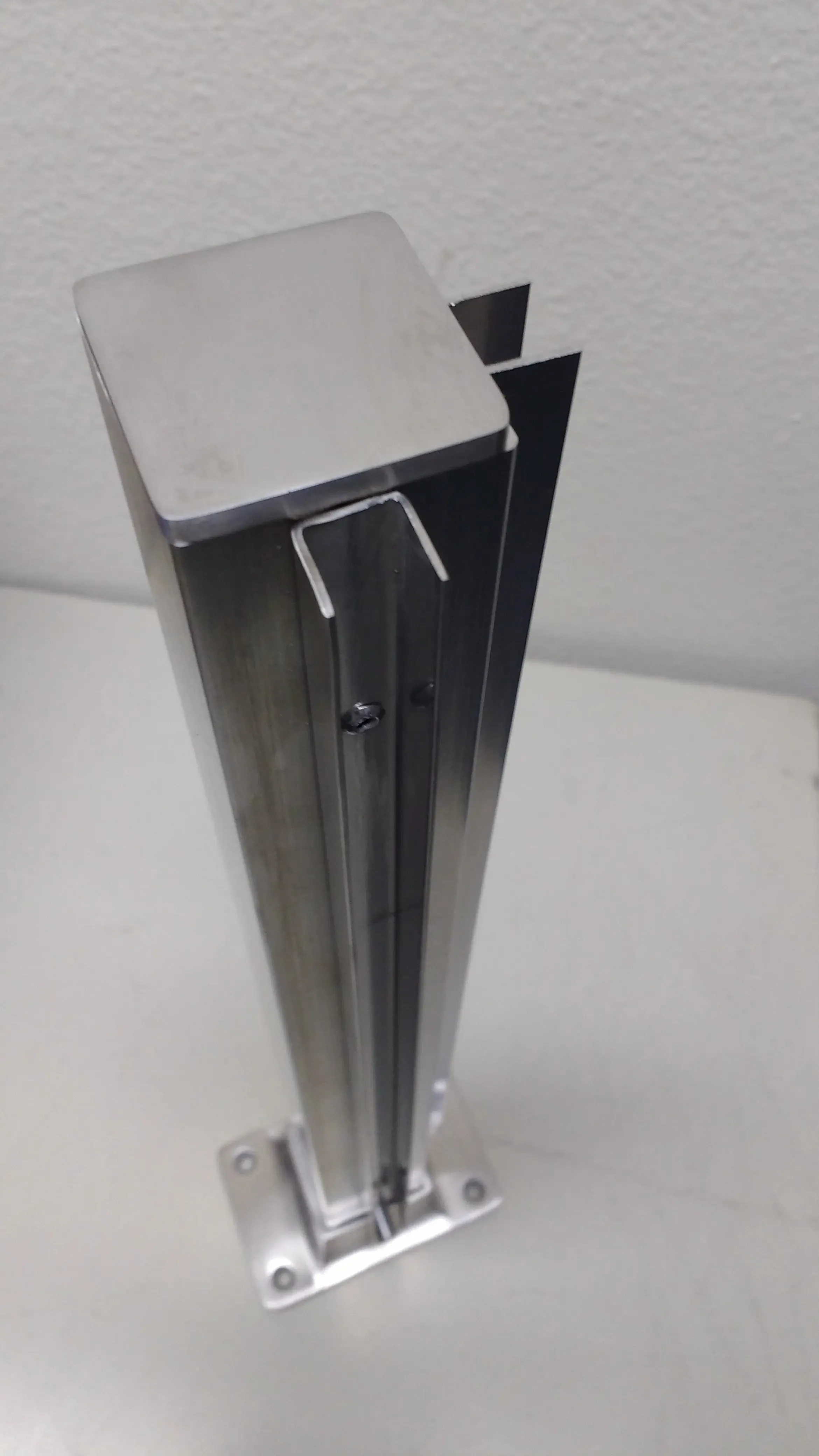 Flush Flat End Cap For 1" Square Tubing