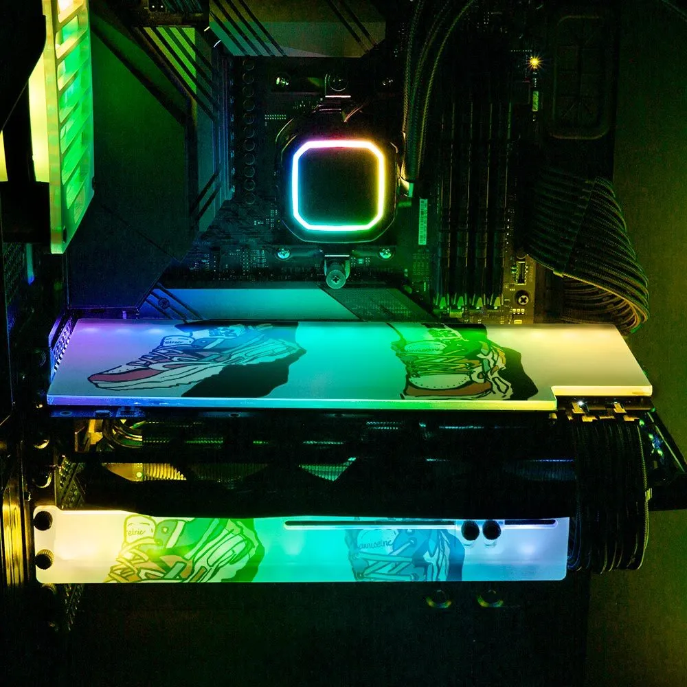Fresh Kicks RGB GPU Support Bracket