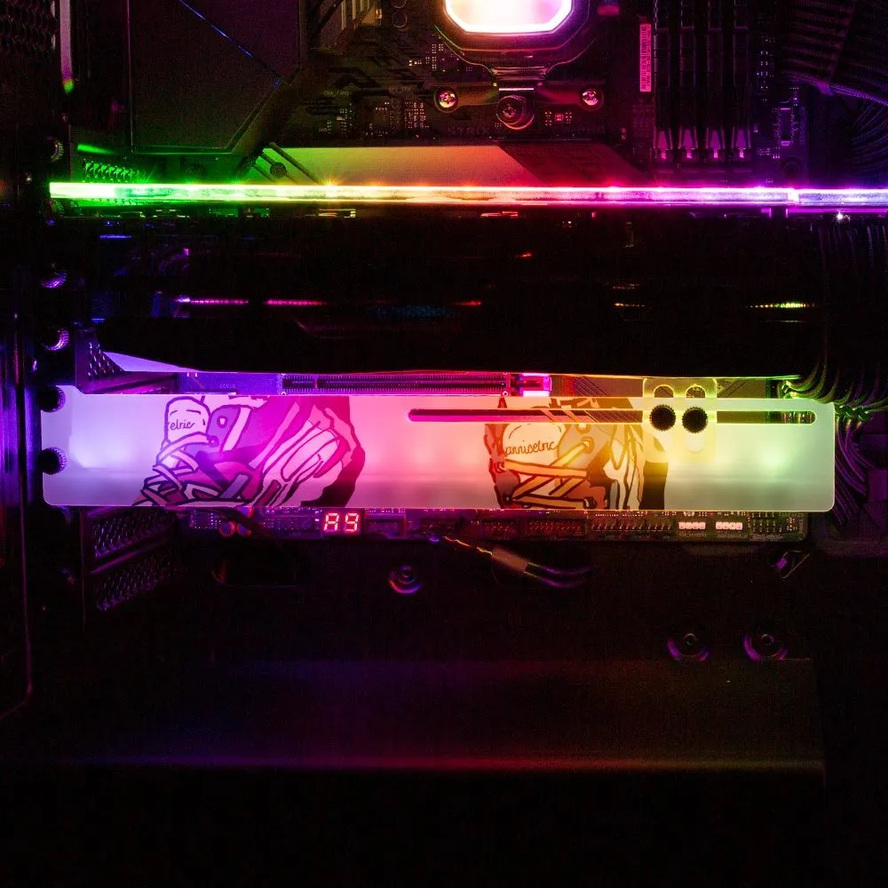 Fresh Kicks RGB GPU Support Bracket