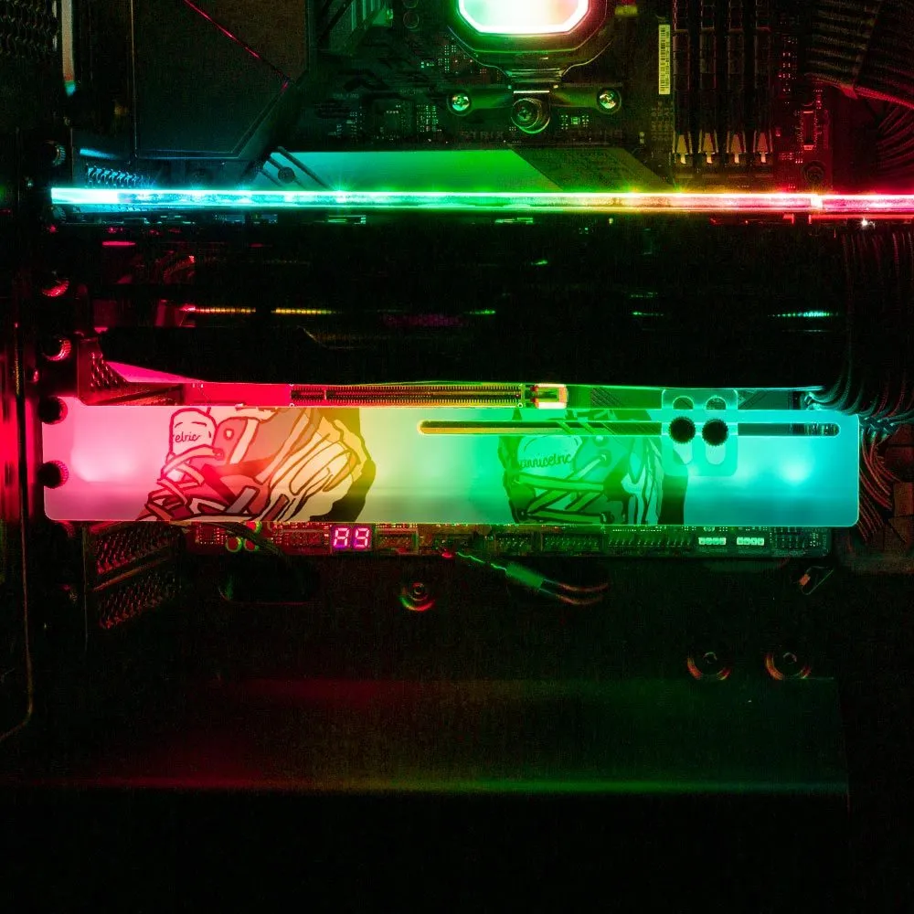 Fresh Kicks RGB GPU Support Bracket