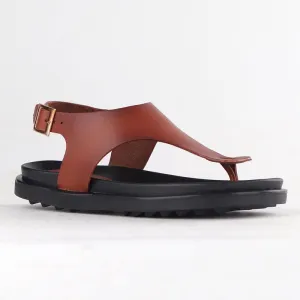 Froggie Tessa 2 Leather Comfort Sandals - Cognac
