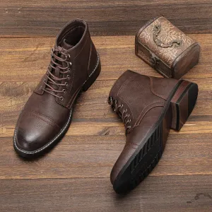 Graham | Classic Cap-Toe Derby Boots