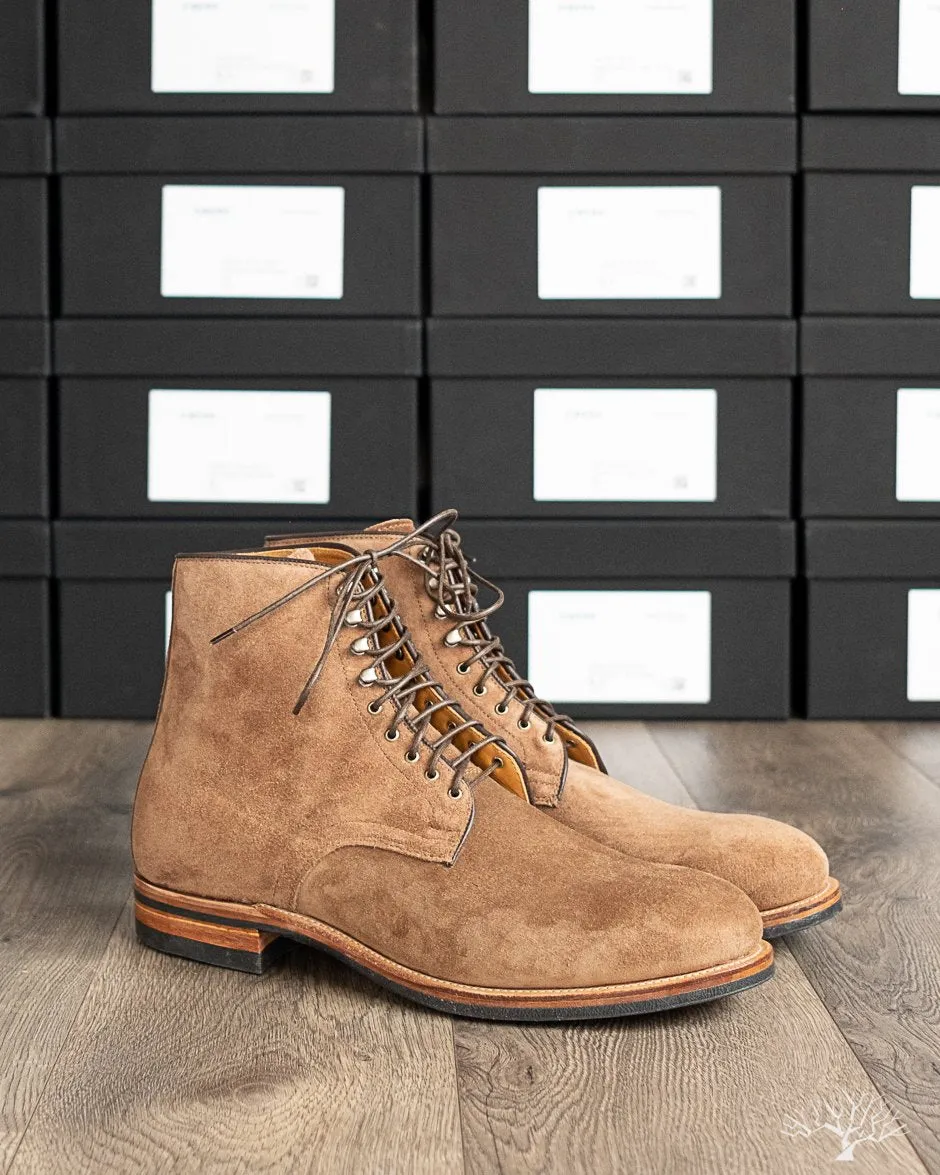 Halkett Derby Boot - Bison Calf Suede - 2020
