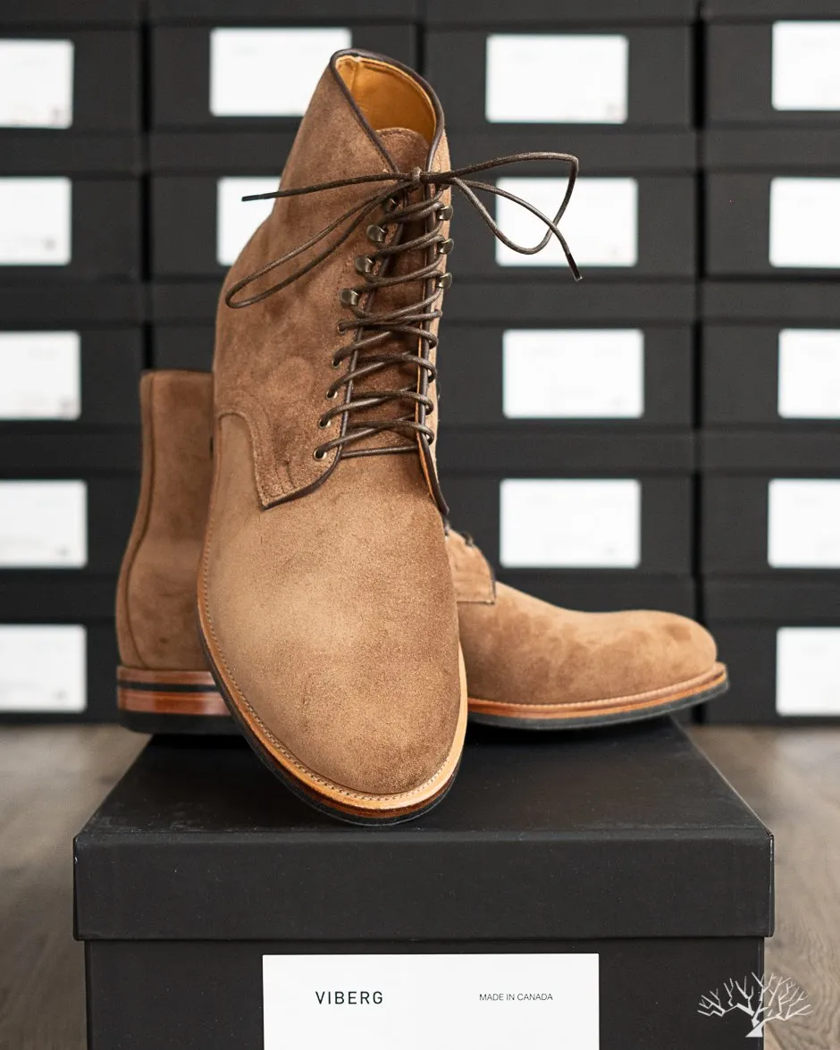 Halkett Derby Boot - Bison Calf Suede - 2020