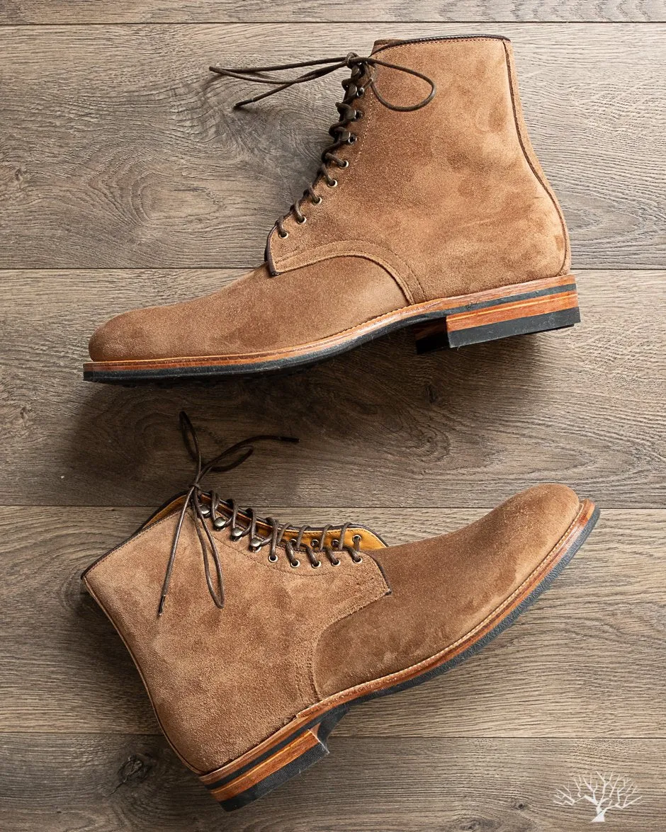 Halkett Derby Boot - Bison Calf Suede - 2020
