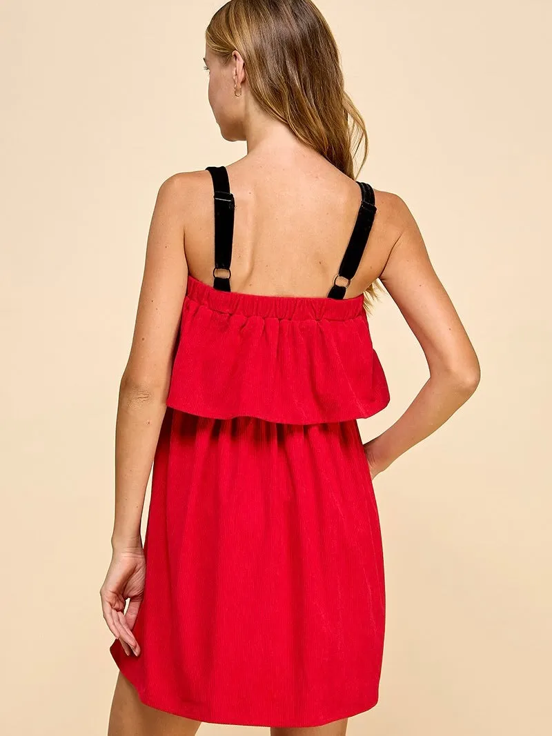 Holly Bow Mini Dress
