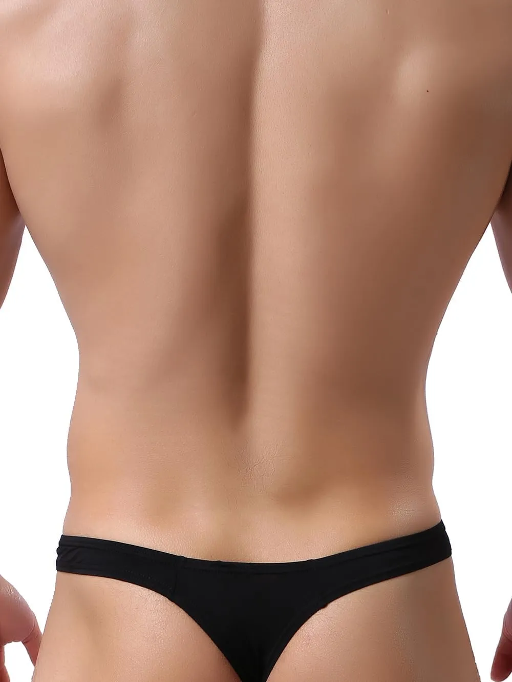 IKINGSKY Men's Thong Underwear Sexy Low Rise T-Back Under Panties