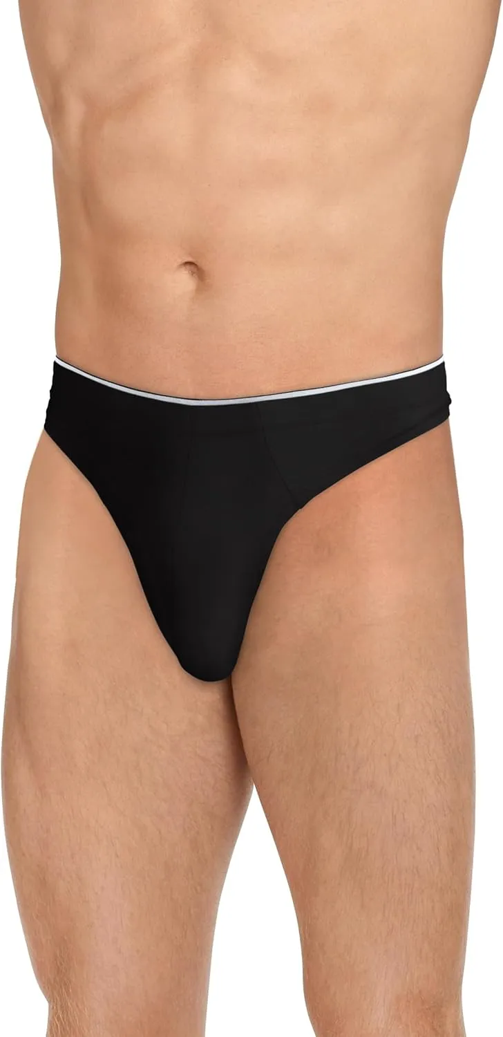 Jockey Men's Underwear True Style Thong - 3 Pack