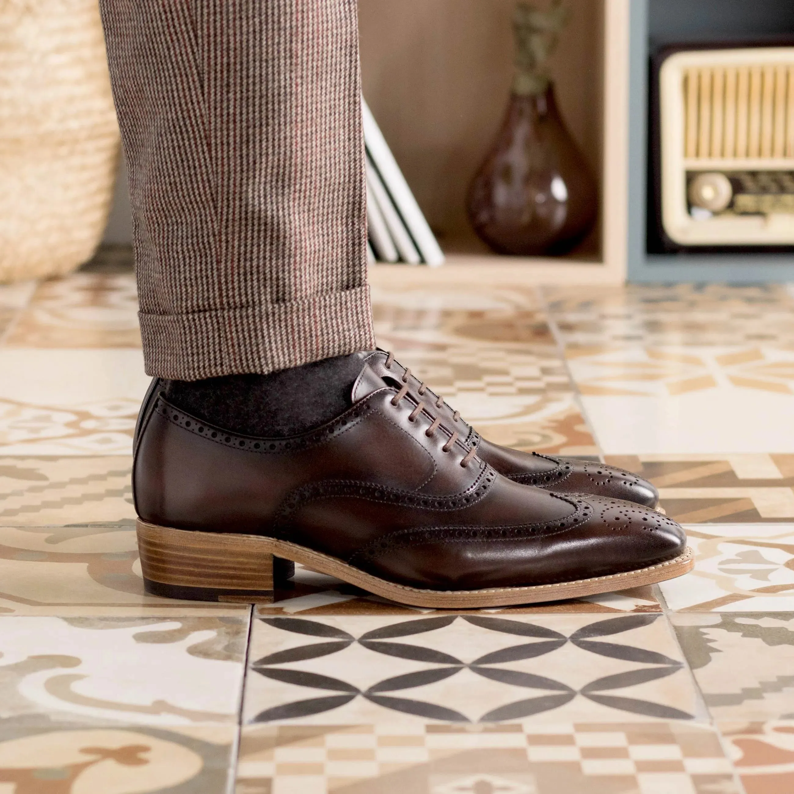Juluis full brogue shoes