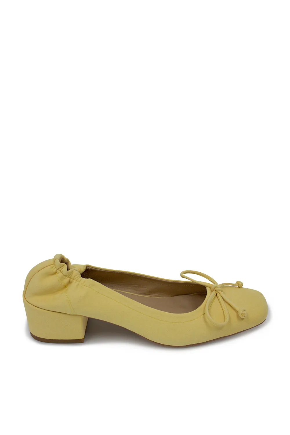 Margot Ballet Flats- Yellow Suede