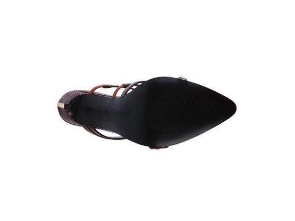 New Affair Croc Metal High Heeled Sandals