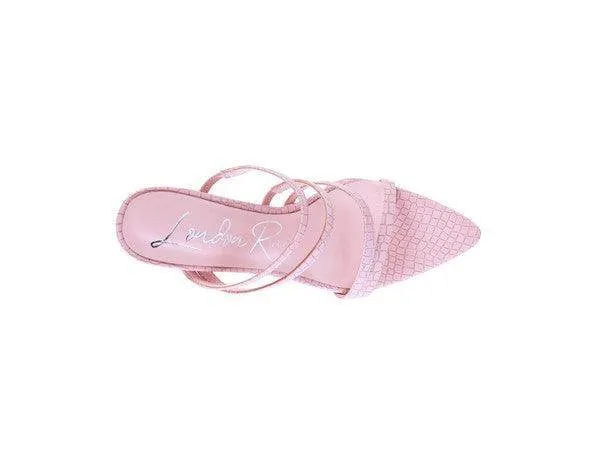 New Affair Croc Metal High Heeled Sandals