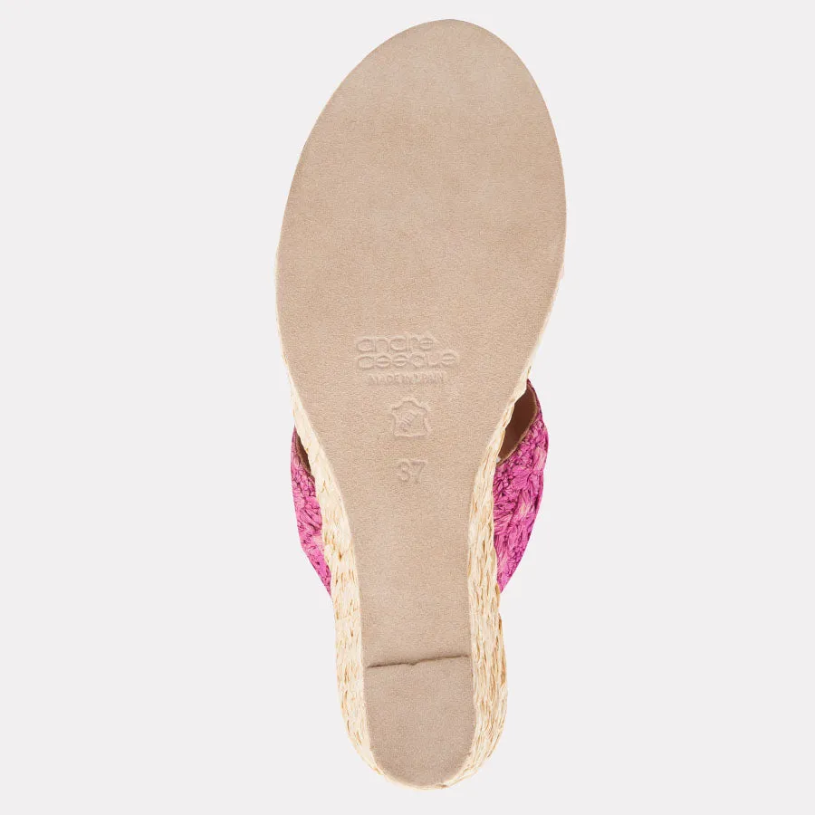 Nolita Braided Raffia Espadrille Wedge