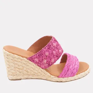 Nolita Braided Raffia Espadrille Wedge