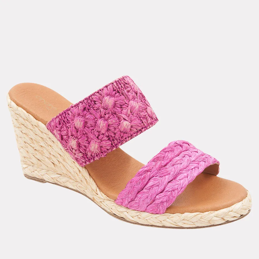 Nolita Braided Raffia Espadrille Wedge