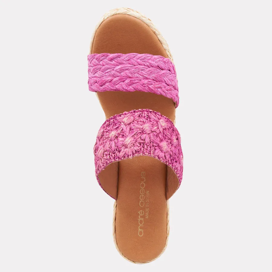 Nolita Braided Raffia Espadrille Wedge