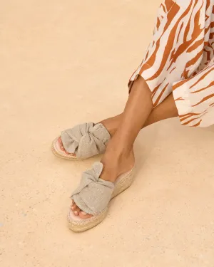 Organic Hemp Platforms With Knot - O71WK - La Havana Natural